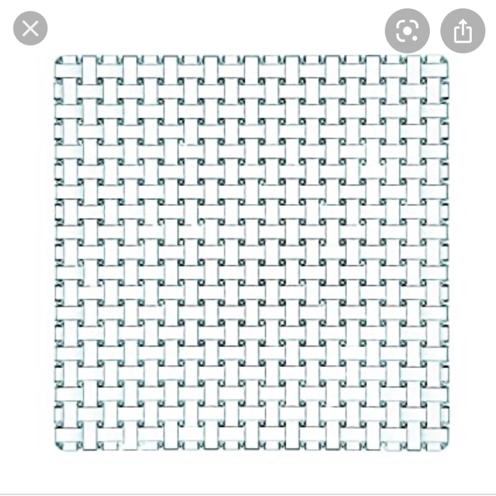 nachtmann crystal  weaved plate